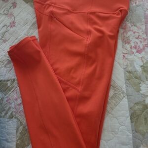 Athleta Contender Tight | Size XXS | Neon Orange